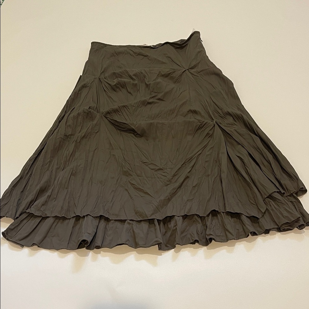 Lanvie Chic A-Line Brown Skirt